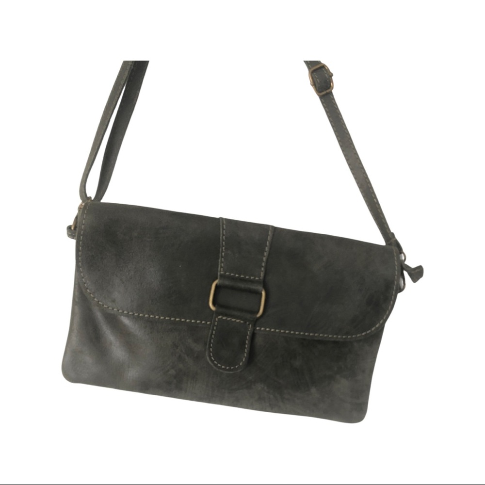 Italian leather crossbody bag